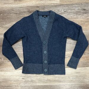 Allbirds 100% Merino Wool Blue and Gray Knit Sweater